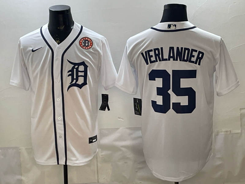 Men 2026 Detroit Tigers #35 Verlander white Game Nike MLB Jersey 001->detroit tigers->MLB Jersey